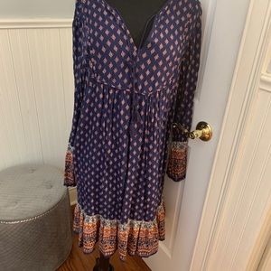 Woman’s Time and Tru multi color dress xl